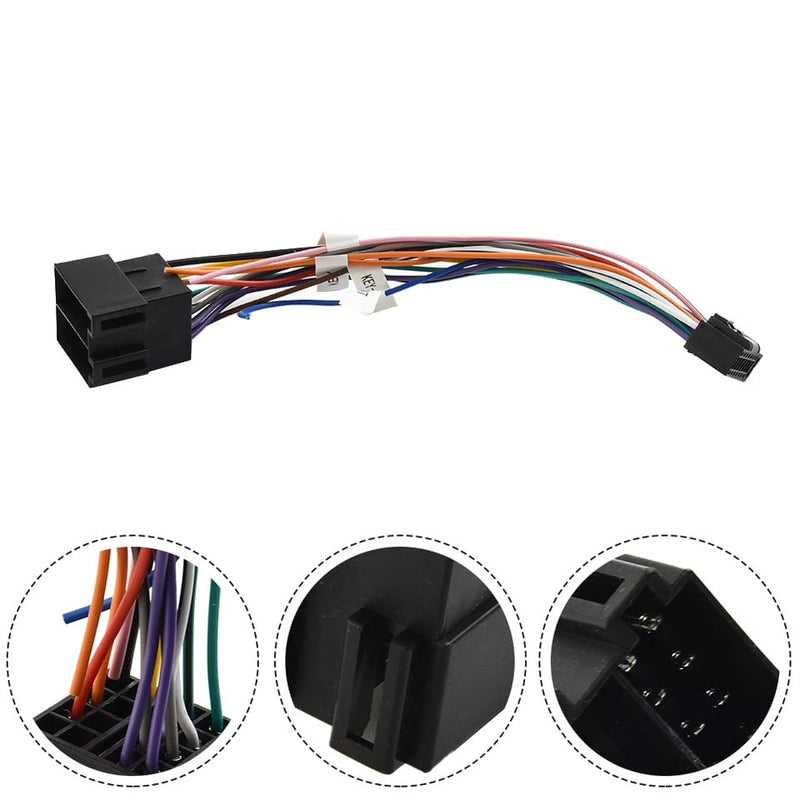 ISO kabel | 16 PIN adapter | Plug-and-Play | Universele Voedingskabel-2