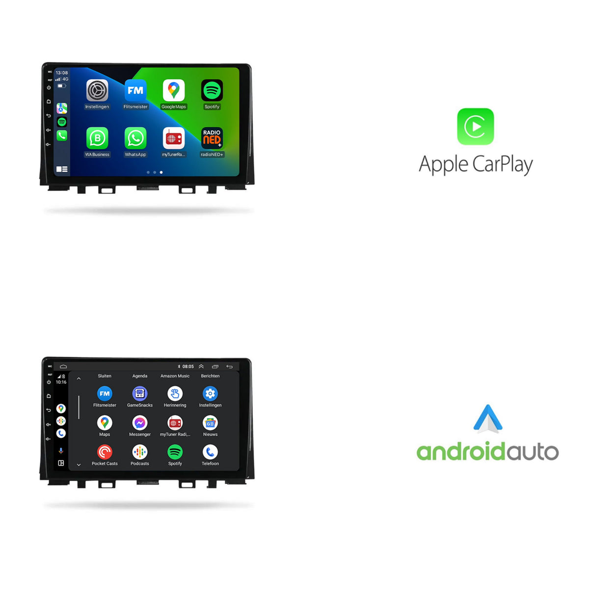 Kia Rio CarPlay & Android Auto autoradio | 2017 t/m 2020 | Android 15 | Davilon-2