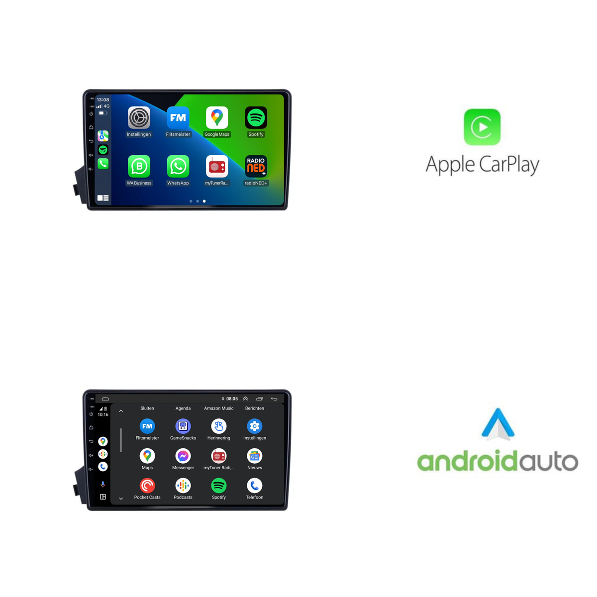 Ssangyong Actyon | Android 13 | Autoradio | 2005 t/m 2011 | Carplay & Android Auto-3