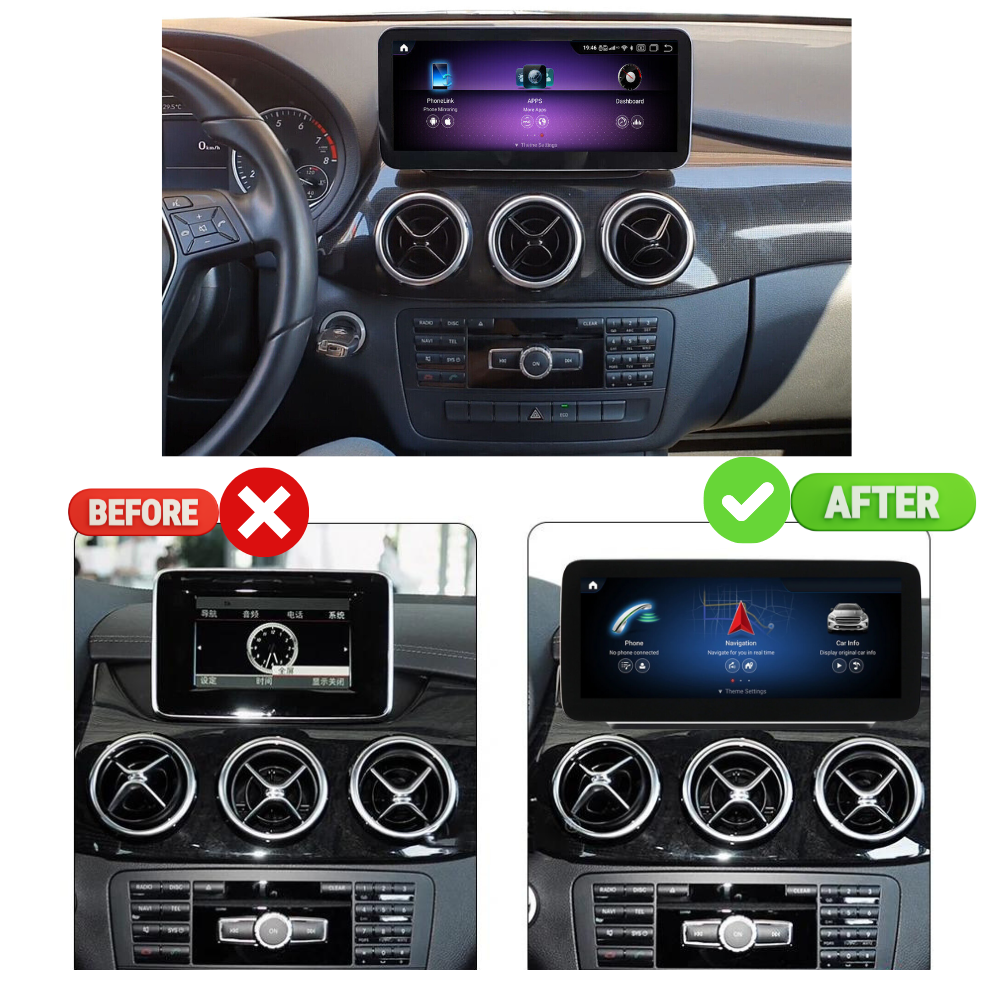 Mercedes A-Klasse W176 NTG 4.5 CarPlay Android Auto 2012-2015-4