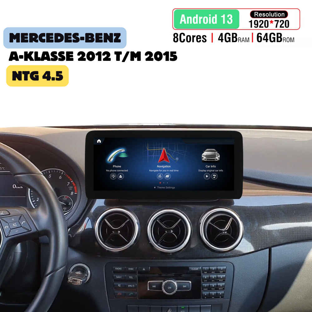 Mercedes A-Klasse W176 NTG 4.5 CarPlay Android Auto 2012-2015-9