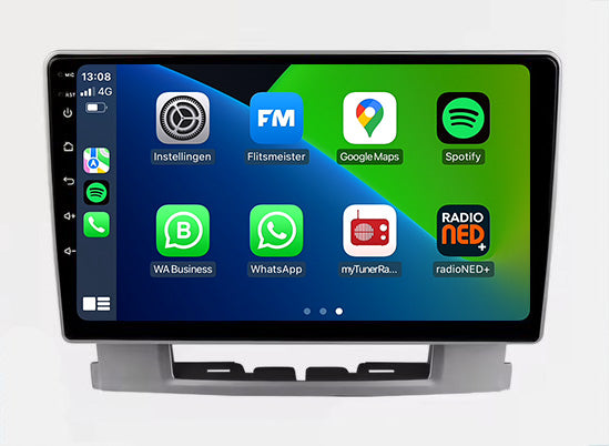 Opel Astra J CarPlay & Android Auto Autoradio | 2009 bis 2016 | Android 13 | Davilon | Silber-1