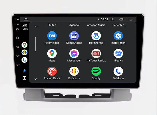 Opel Astra J CarPlay & Android Auto Autoradio | 2009 bis 2016 | Android 13 | Davilon | Silber-3