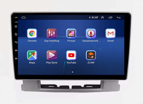 Opel Astra J CarPlay & Android Auto Autoradio | 2009 bis 2016 | Android 13 | Davilon | Silber-5