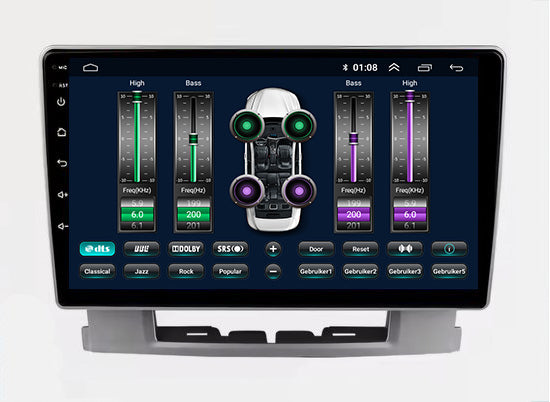 Opel Astra J CarPlay & Android Auto Autoradio | 2009 bis 2016 | Android 13 | Davilon | Silber-7