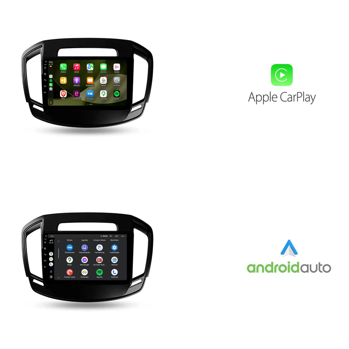 Opel Insignia CarPlay & Android Auto autoradio | 2008 t/m 2013 | Android 13 | Davilon