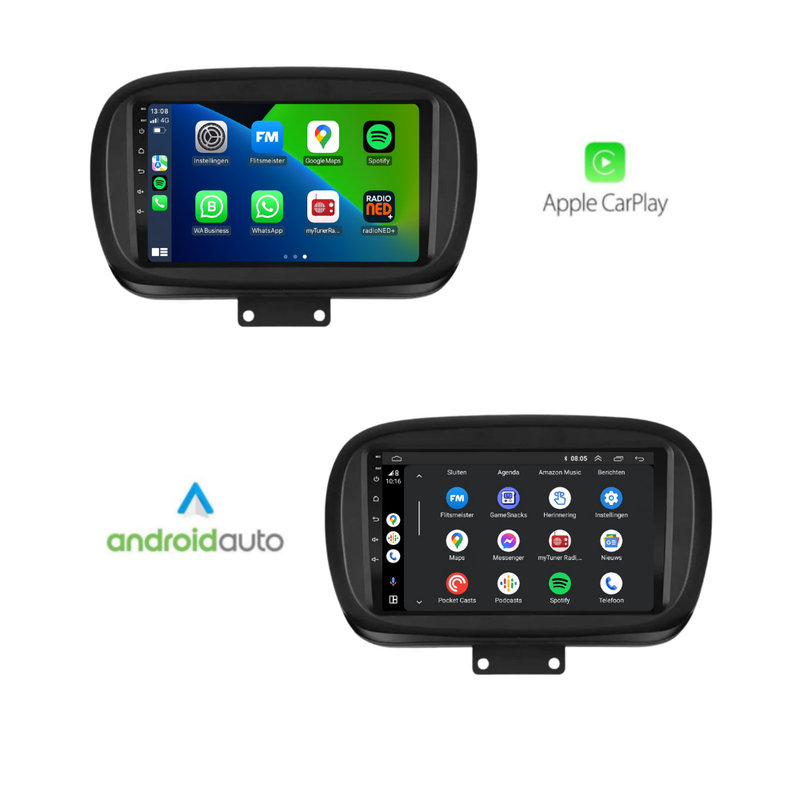 Fiat 500X  | Android 13 | Autoradio | 2015 t/m 2023 | Carplay & Android Auto-4
