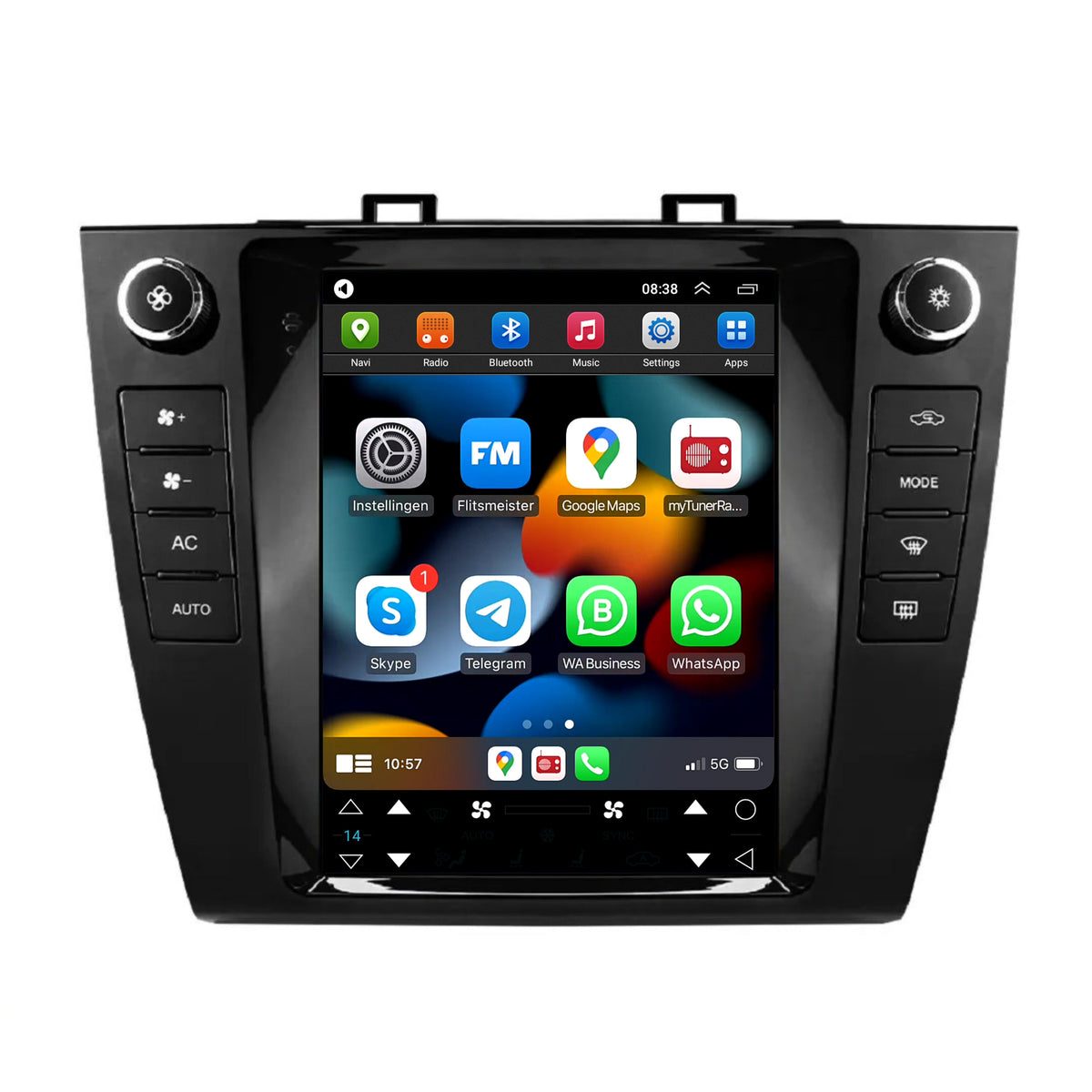 Subaru Outback CarPlay & Android Auto Autoradio | 2015 bis 2020 | Android 13 | Davilon | Großer Bildschirm
