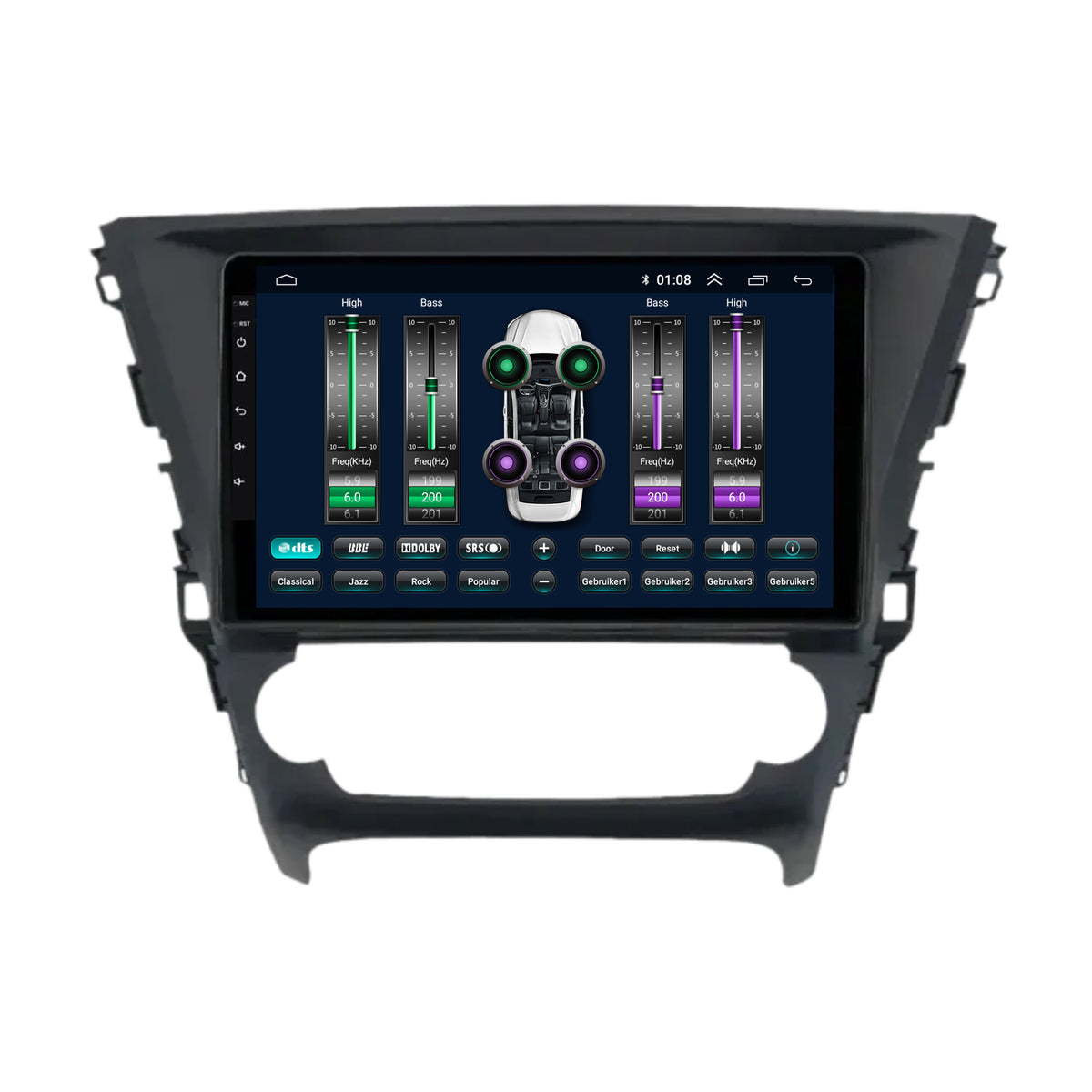 Toyota Avensis CarPlay & Android Auto autoradio | 2015 t/m 2018 | Android 15 | Davilon-7